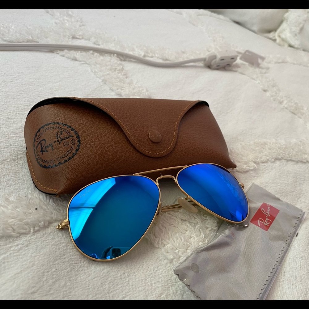 Ray-Ban Aviator Flash Lenses - Blue